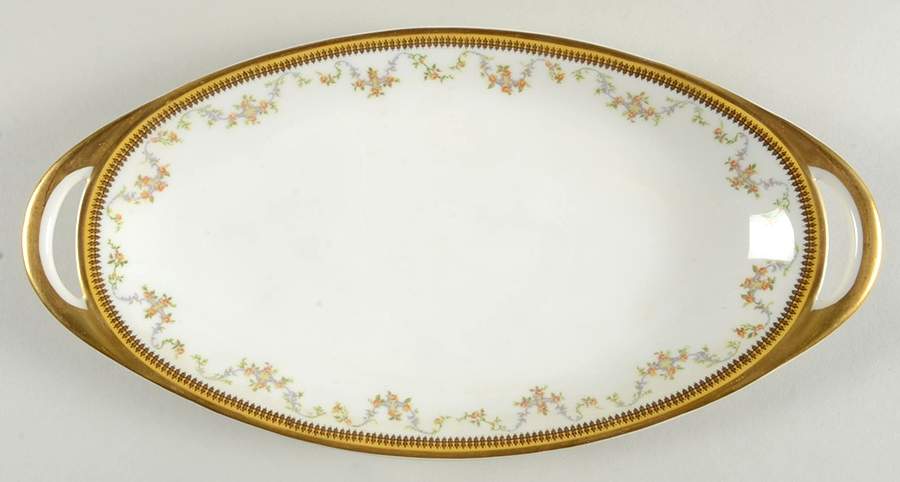 The Valmont (Old, Gold Trim) Bread Tray by Haviland-1