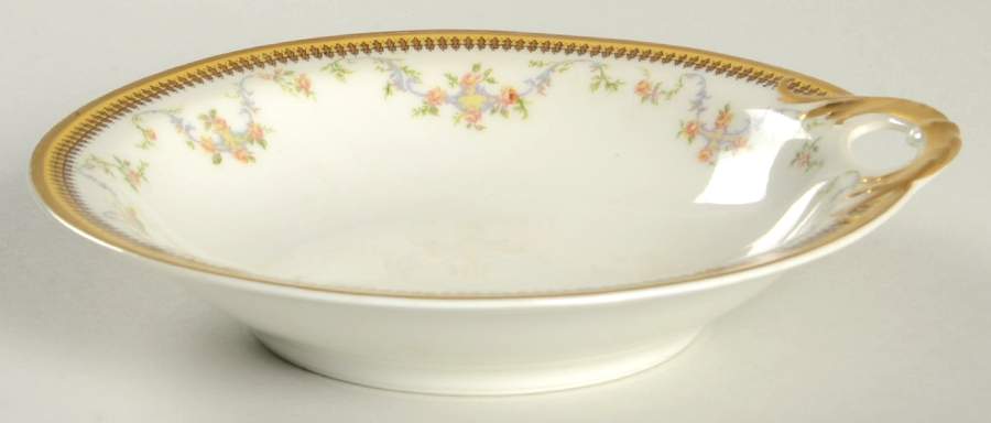 The Valmont (Old, Gold Trim) 6" Bon Bon by Haviland-1