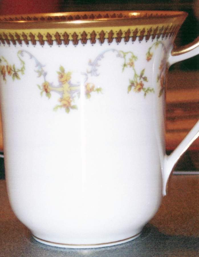 The Valmont (Old, Gold Trim) Chocolate Cup by Haviland-1