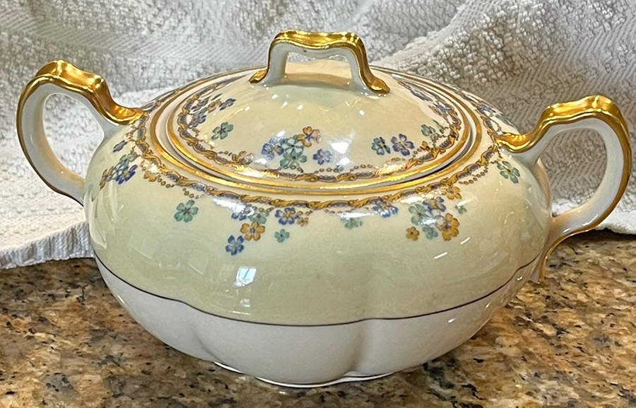 Valpariso Sugar Bowl & Lid by Haviland-1