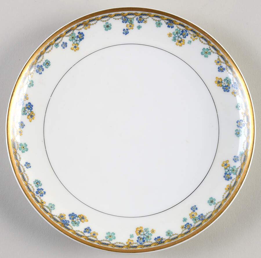 Valpariso Coupe Salad Plate by Haviland-1