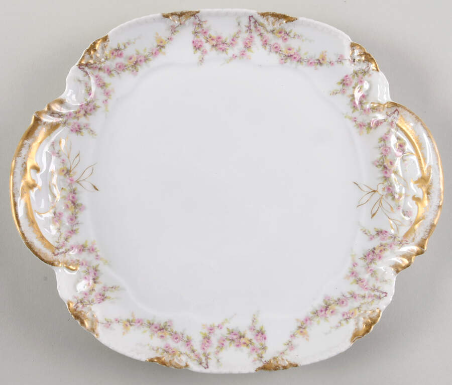 Varenne (France) Handled Cake Plate by Haviland-1
