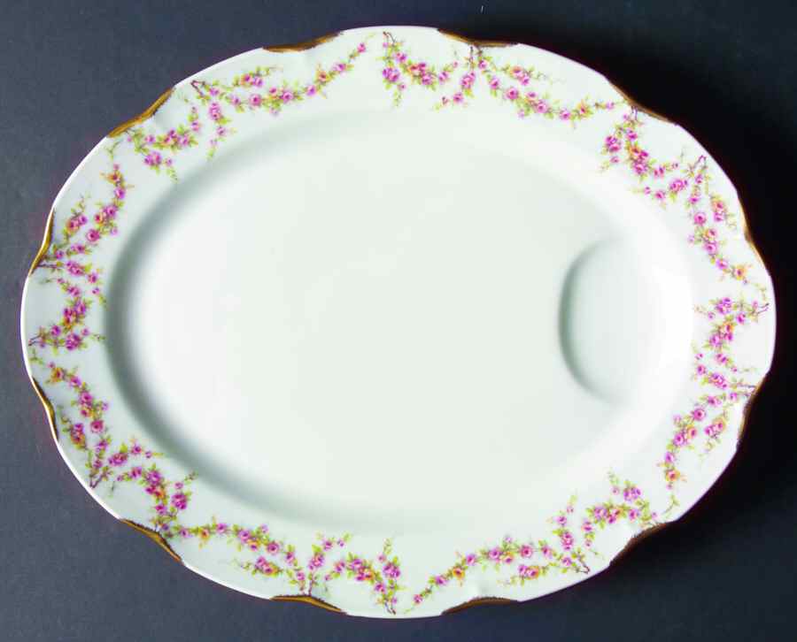 Varenne (France) 13" Oval Serving Platter by Haviland-1
