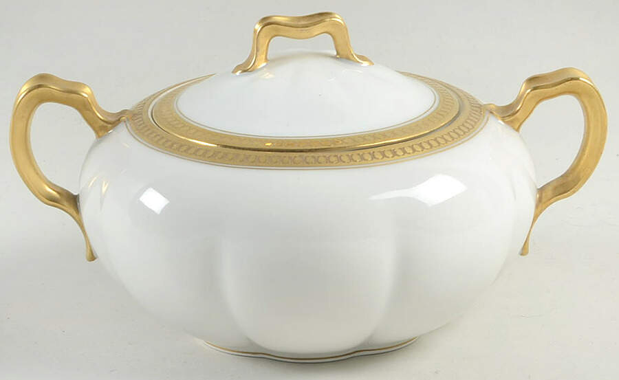 Vassar Sugar Bowl & Lid by Haviland-1