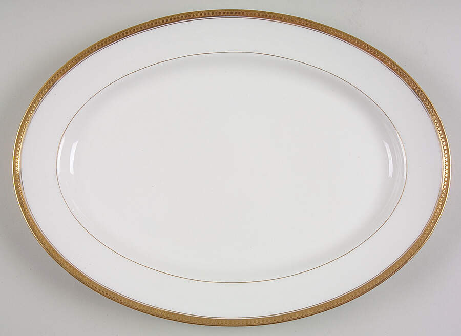 Vassar 13" Oval Serving Platter by Haviland-1