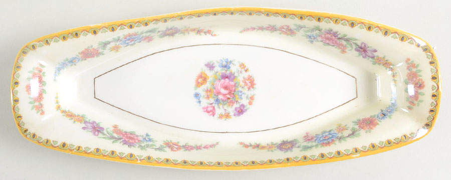 Vendome (Older, Yellow Trim) Relish by Haviland-1