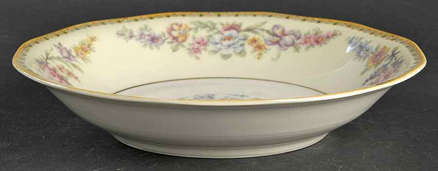 Vendome (Older, Yellow Trim) Coupe Soup Bowl by Haviland-1