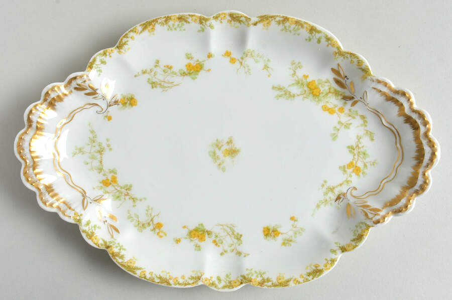 Venetia 11" Oval Serving Platter by Haviland-1