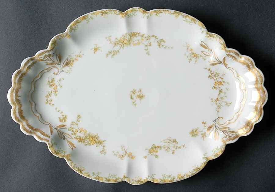 Venetia 13" Oval Serving Platter by Haviland-1