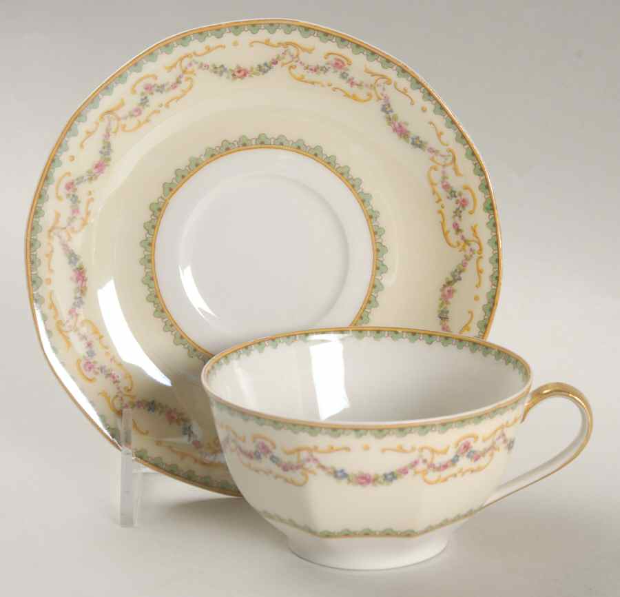 Venice Flat Cup & Saucer Set by Haviland-1