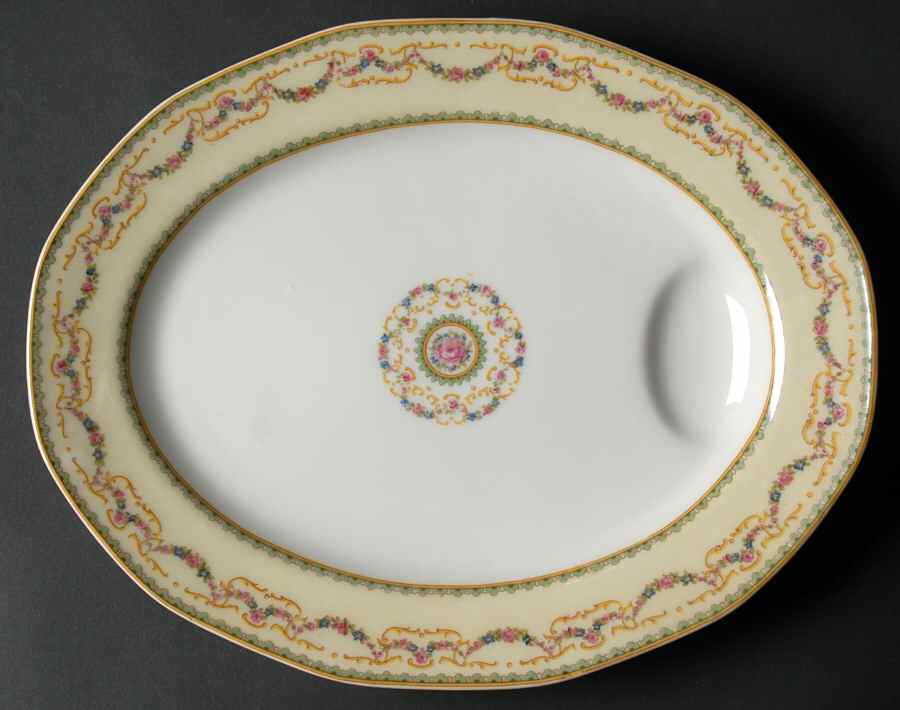 Venice 11" Oval Serving Platter by Haviland-1