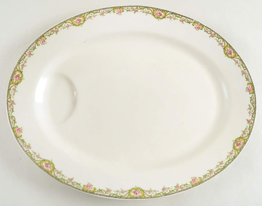 Verdun 15" Oval Serving Platter by Haviland-1