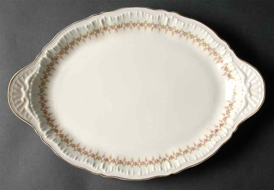 Veronica 14" Oval Serving Platter by Haviland-1