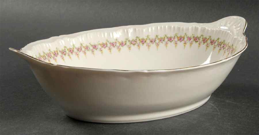 Veronica 10" Oval Vegetable Bowl by Haviland-1