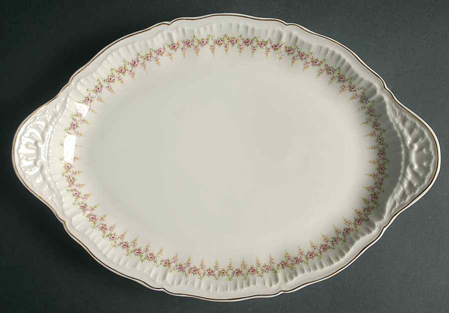 Veronica 12" Oval Serving Platter by Haviland-1