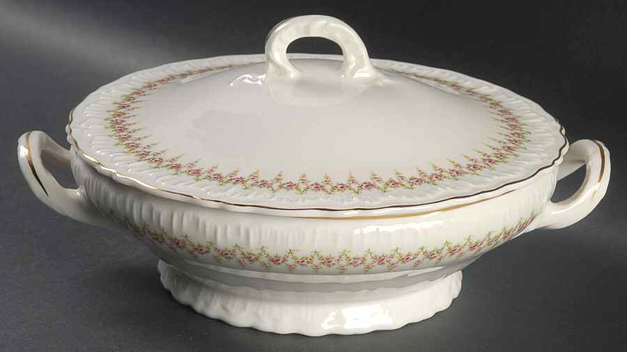 Veronica Round Covered Vegetable by Haviland-1