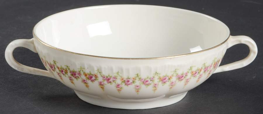Veronica Flat Cream Soup Bowl by Haviland-1