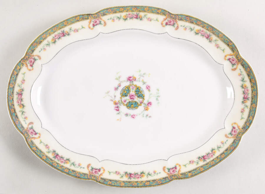 Versailles 11" Oval Serving Platter by Haviland-1