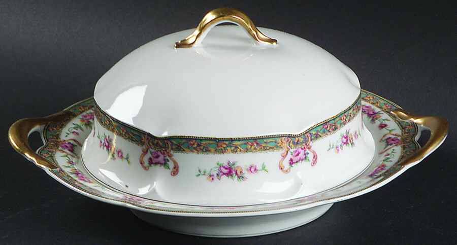 Versailles Round Covered Butter by Haviland-1