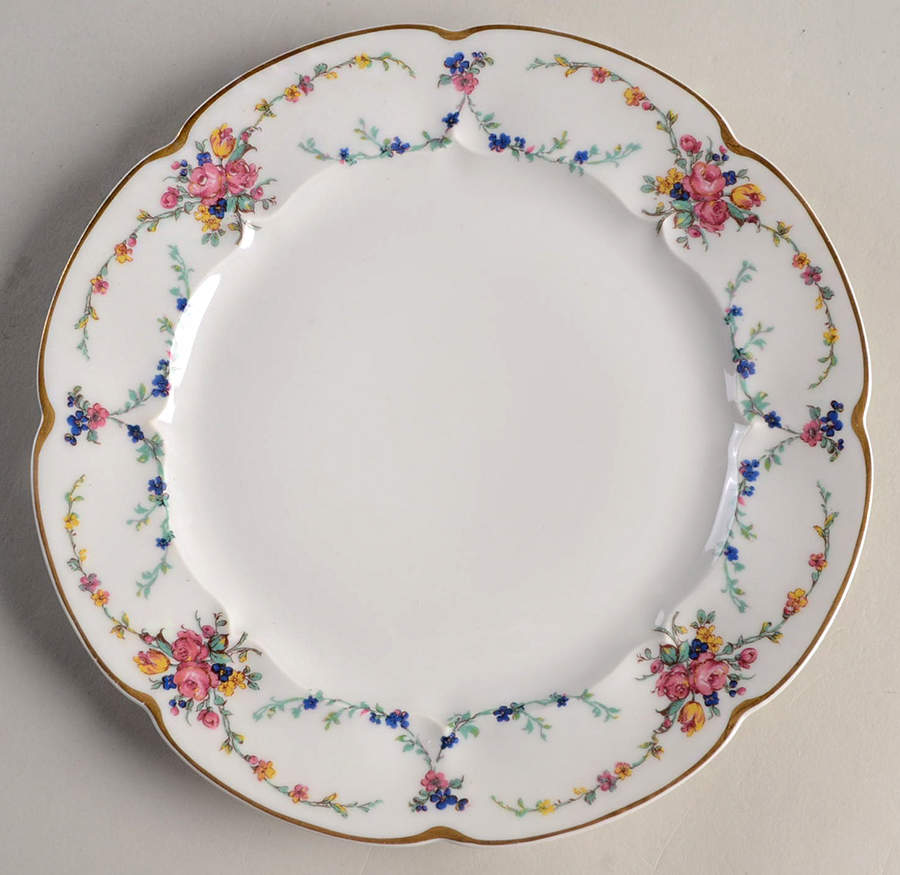 Victoria (Older, Scalloped) Salad Plate by Haviland-1