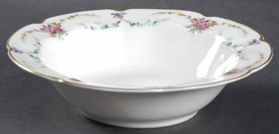Victoria (Older, Scalloped) Rim Cereal Bowl by Haviland-1