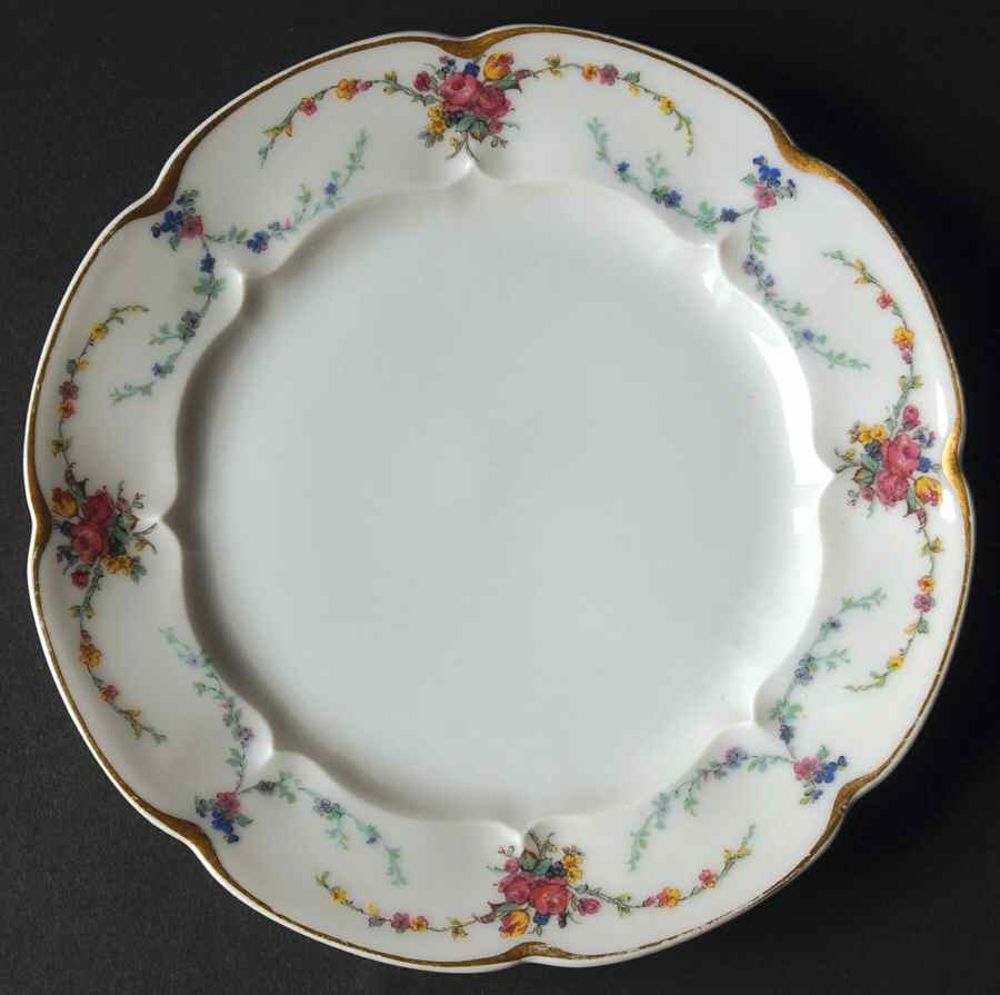 Victoria (Older, Scalloped) Bread & Butter Plate by Haviland-1