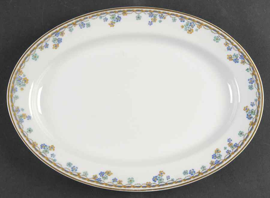 Vincennes 11" Oval Serving Platter by Haviland-1