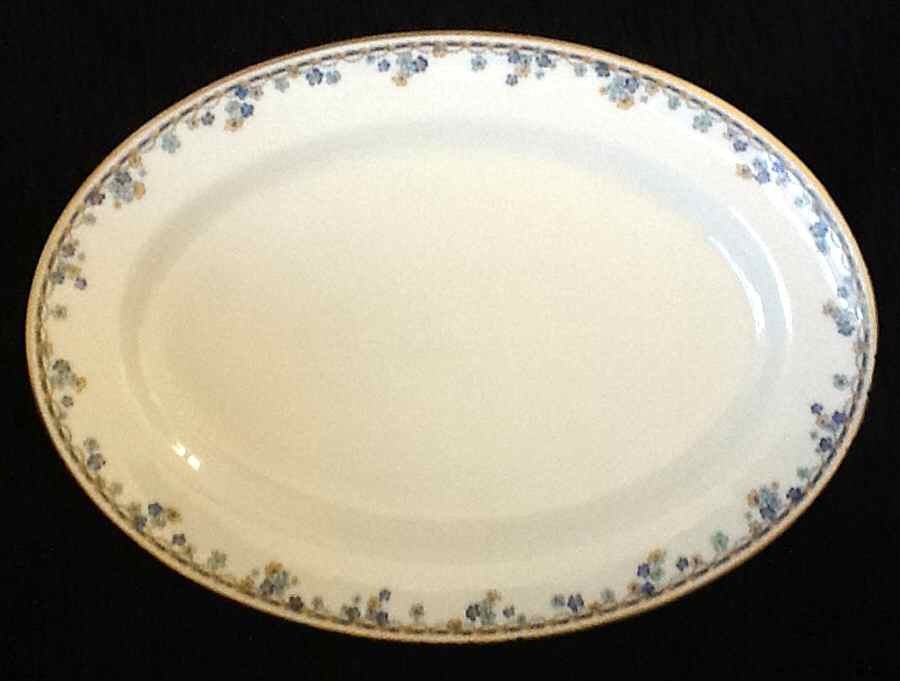 Vincennes 10" Oval Serving Platter by Haviland-1