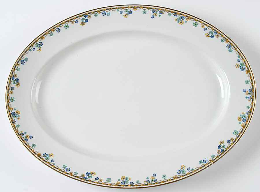 Vincennes 16" Oval Serving Platter by Haviland-1