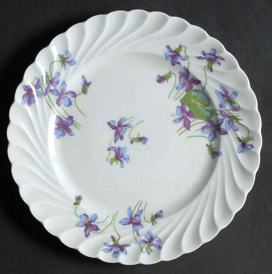 Violettes Salad Plate by Haviland-1