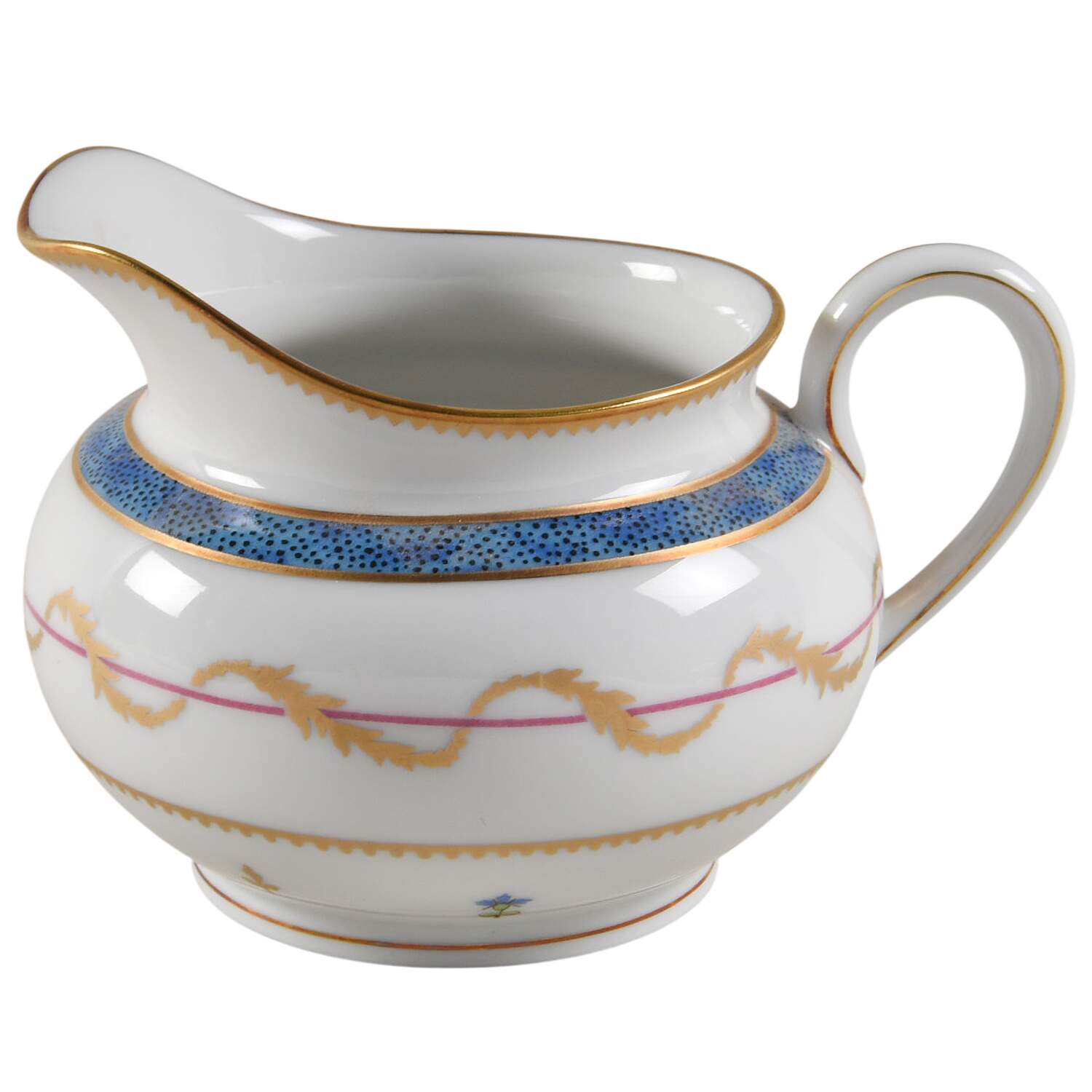Vieux Paris Blue Creamer by Haviland-1