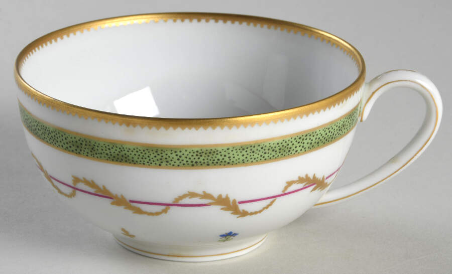 Vieux Paris Green (Vert) Oversized Cup by Haviland-1