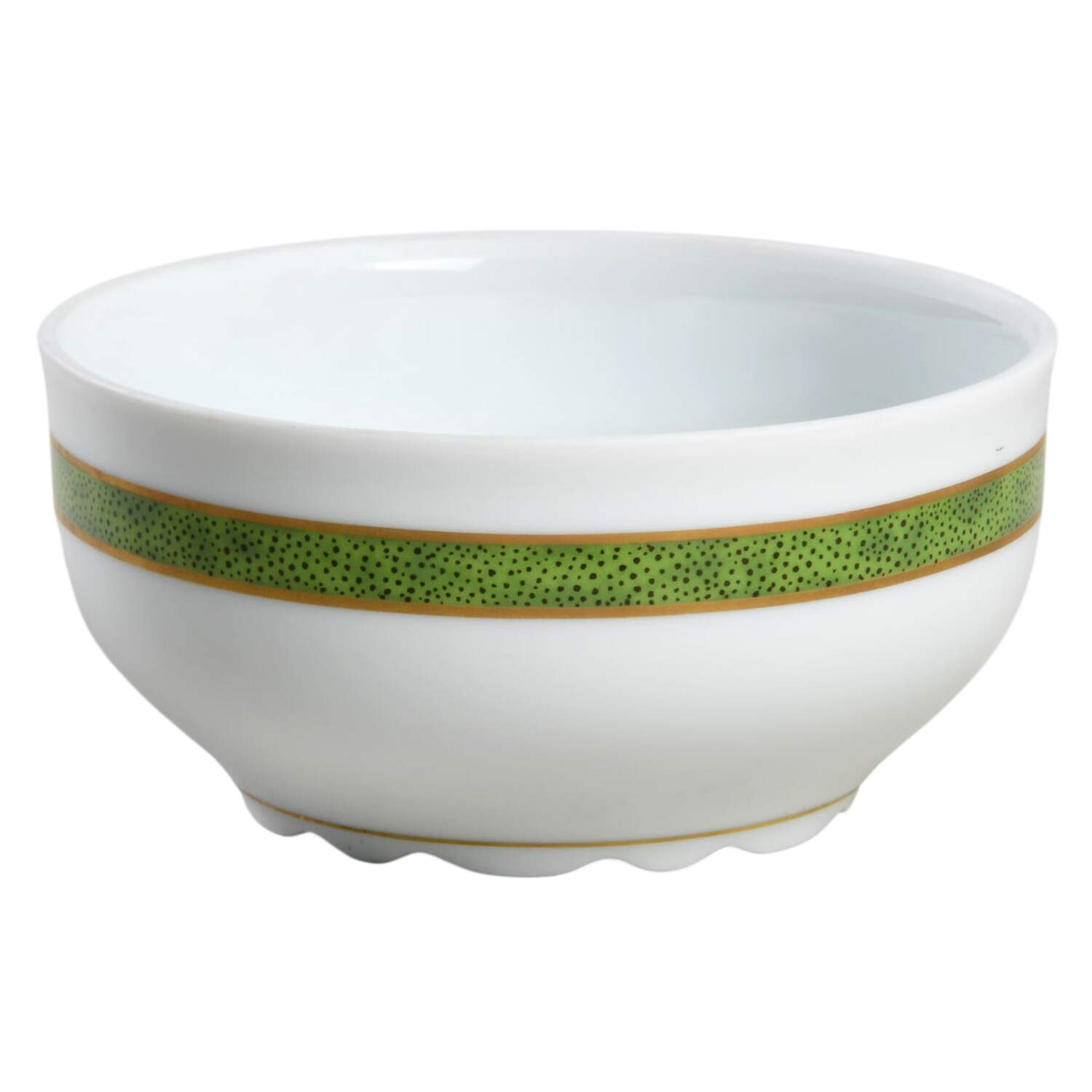 Vieux Paris Green (Vert) 4" Round Box No Lid by Haviland-1