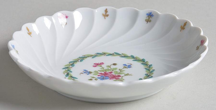 Vieux Paris Green (Vert) Fruit/Dessert (Sauce) Bowl by Haviland-1