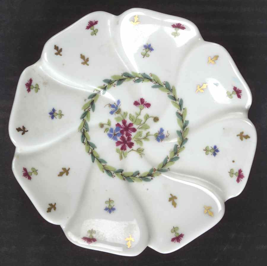 Vieux Paris Green (Vert) Petal Bon Bon by Haviland-1