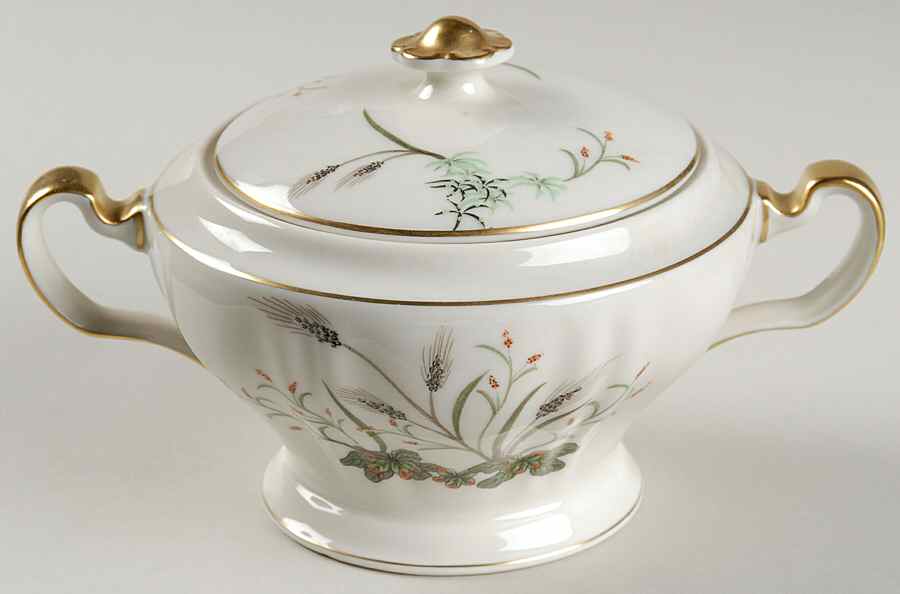 Weathersfield Sugar Bowl & Lid by Haviland-1