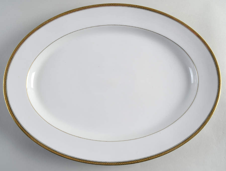Wellesley  16" Oval Serving Platter by Haviland-1