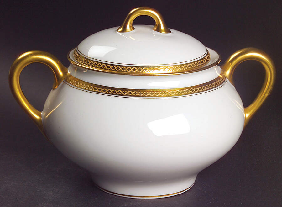 Wellesley  Sugar Bowl & Lid by Haviland-1