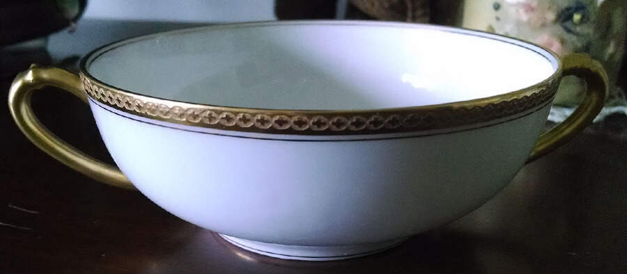 Wellesley  Footed Cream Soup Bowl by Haviland-1