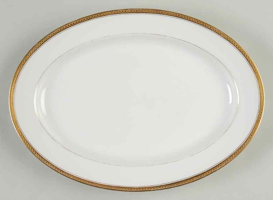 Wellesley  11" Oval Serving Platter by Haviland-1