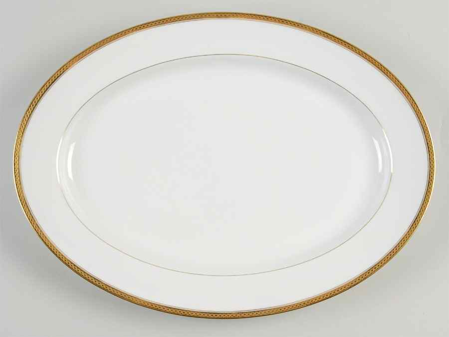 Wellesley  13" Oval Serving Platter by Haviland-1