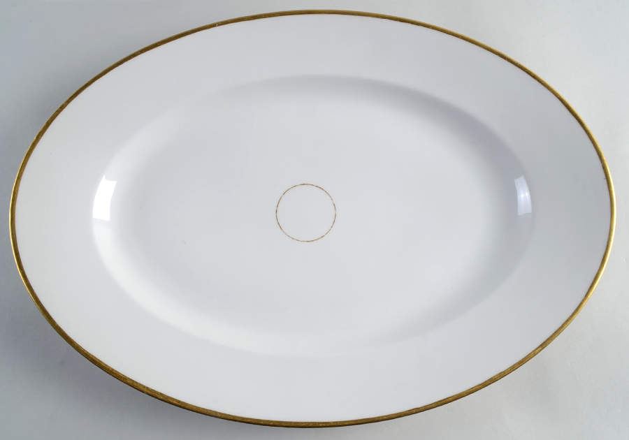 Wedding Ring 17" Oval Serving Platter by Haviland-1