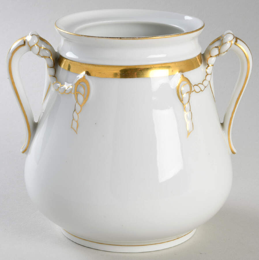 Wedding Ring Sugar Bowl No Lid by Haviland-1