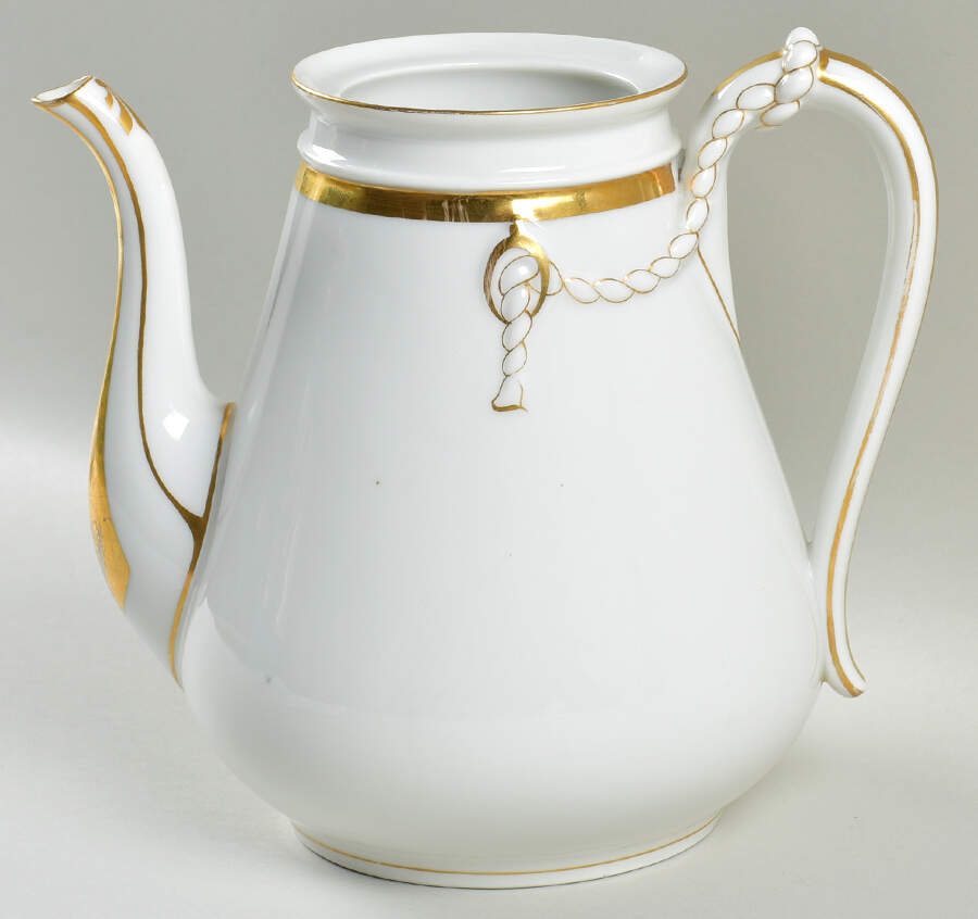 Wedding Ring Coffee Pot No Lid by Haviland-1