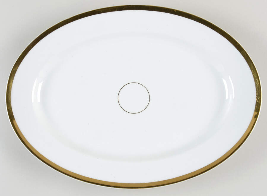 Wedding Ring 13" Oval Serving Platter by Haviland-1
