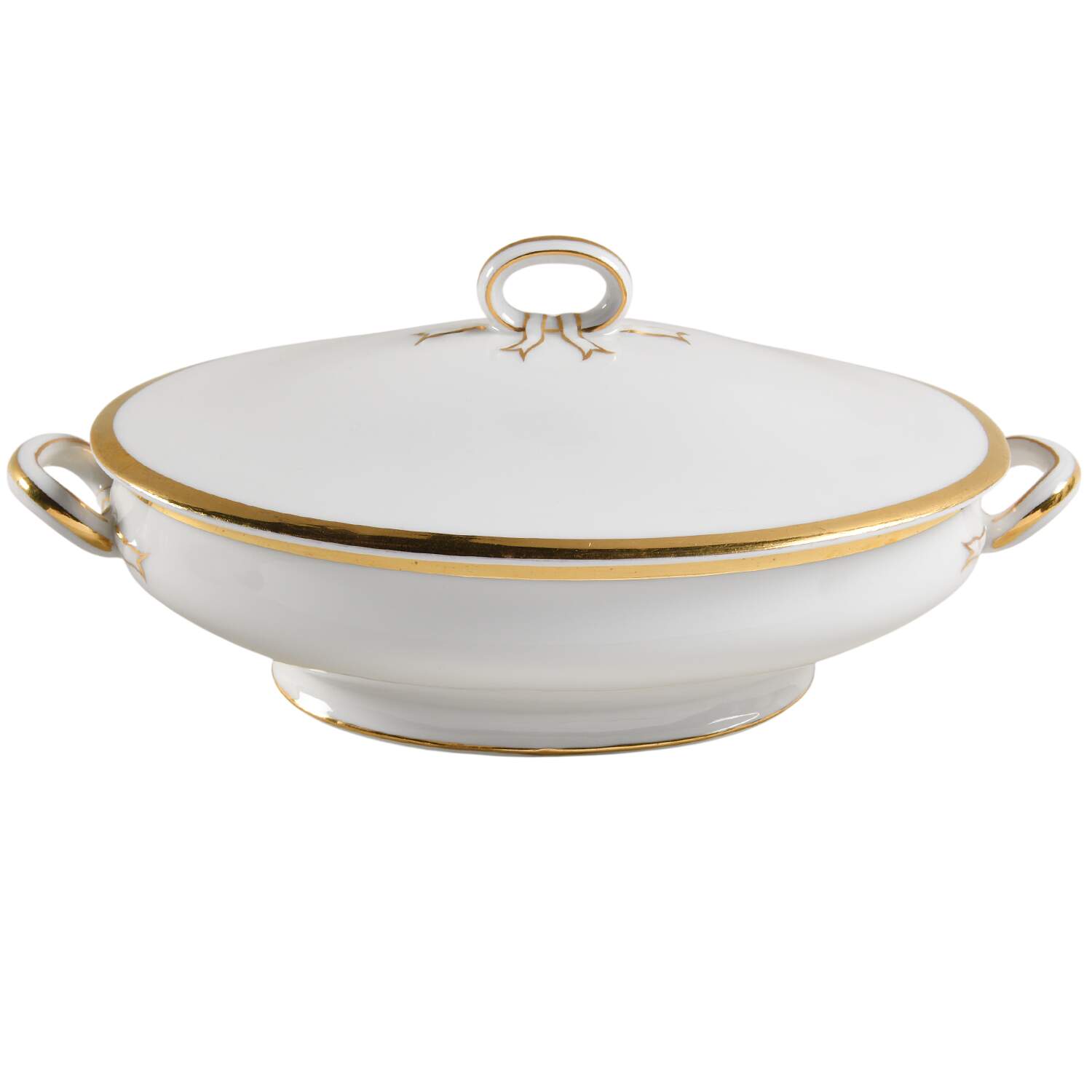 Wedding Ring Oval Covered Vegetable by Haviland-1