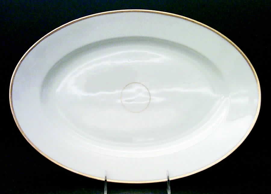 Wedding Ring 15" Oval Serving Platter by Haviland-1