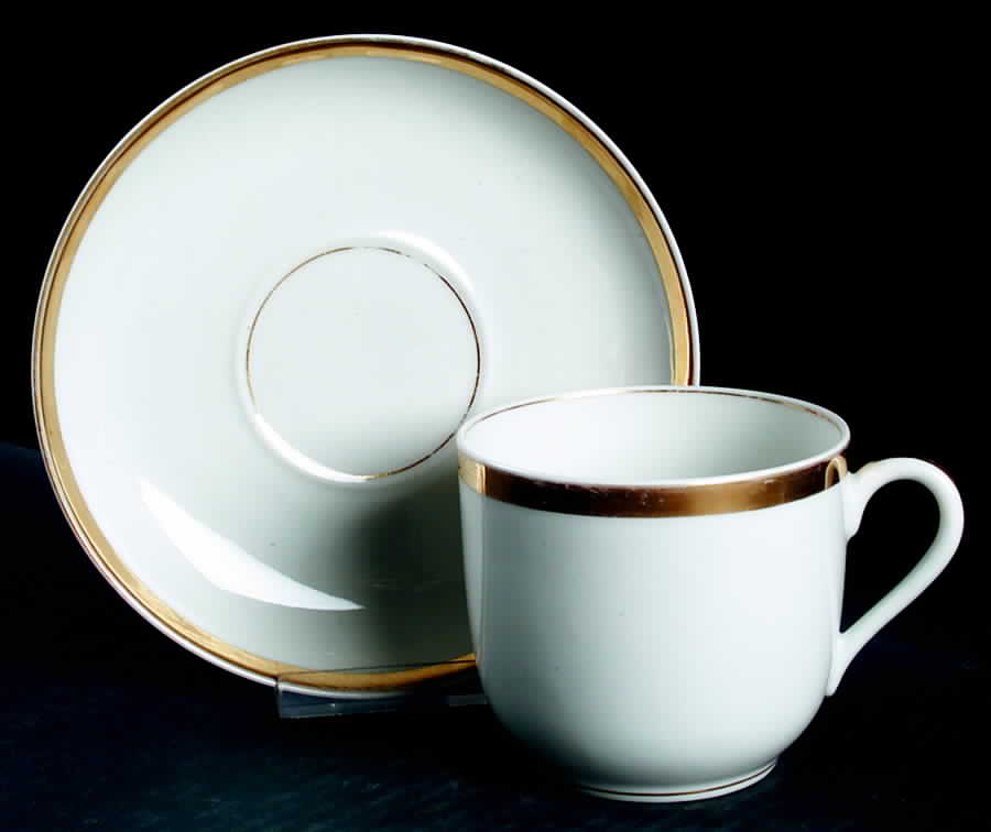 Wedding Ring Oversized Cup & Saucer Set by Haviland-1