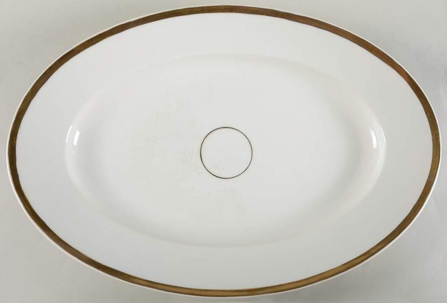 Wedding Ring 18" Oval Serving Platter by Haviland-1