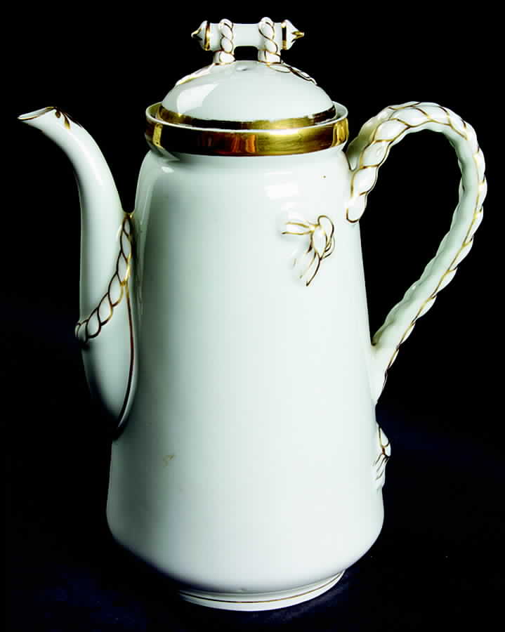 Wedding Ring Coffee Pot & Lid by Haviland-1